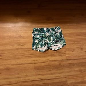 Fleo XS palm tree athletic shorts